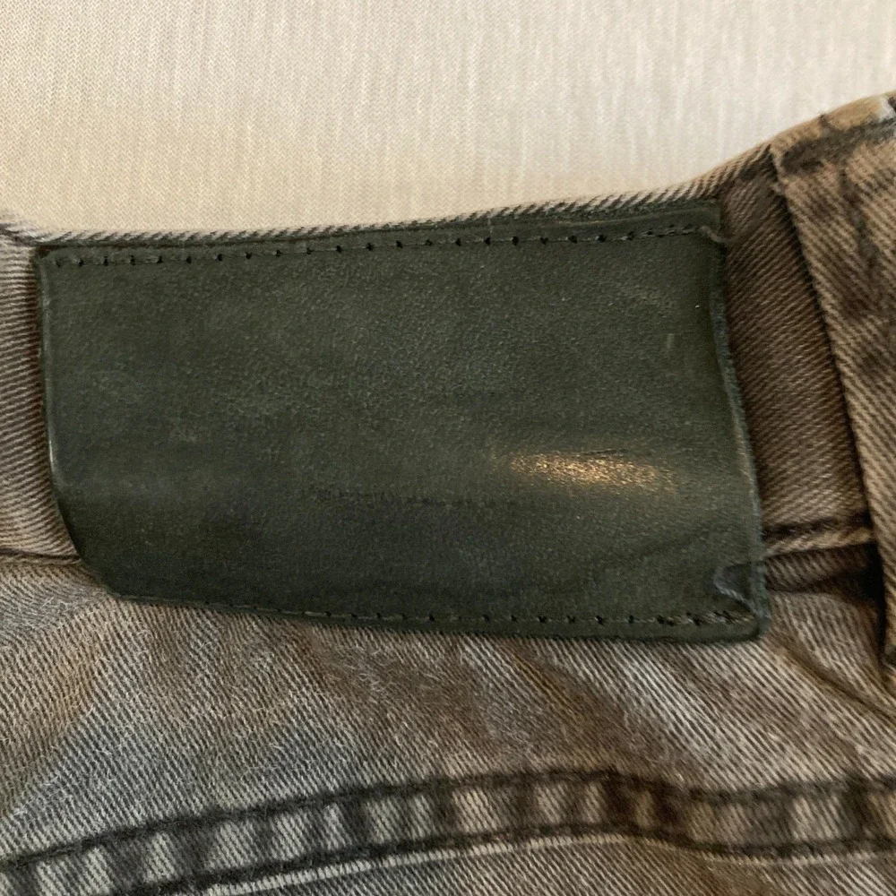 HILTL Mens 35x28 Grey Straight Leg Trousers Pants Grey Wash Made in‎ Macedonia